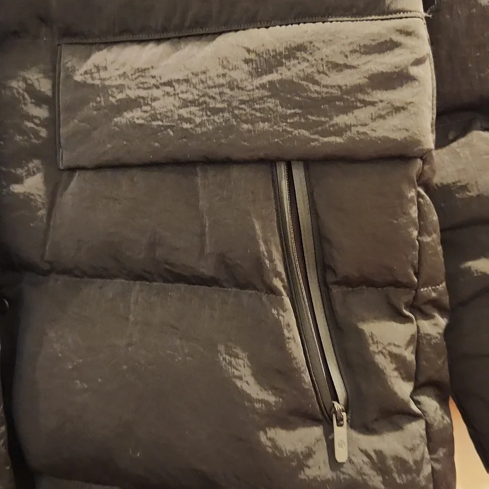 Lululemon In A Flurry Parka Jacket Coat In Black Size 2 New No Tag - Picture 9 of 17